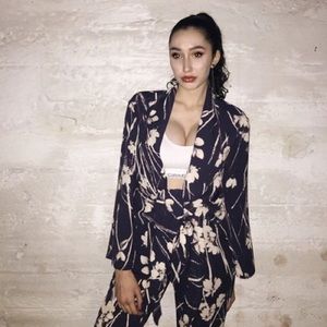 Zara Floral Print Trousers